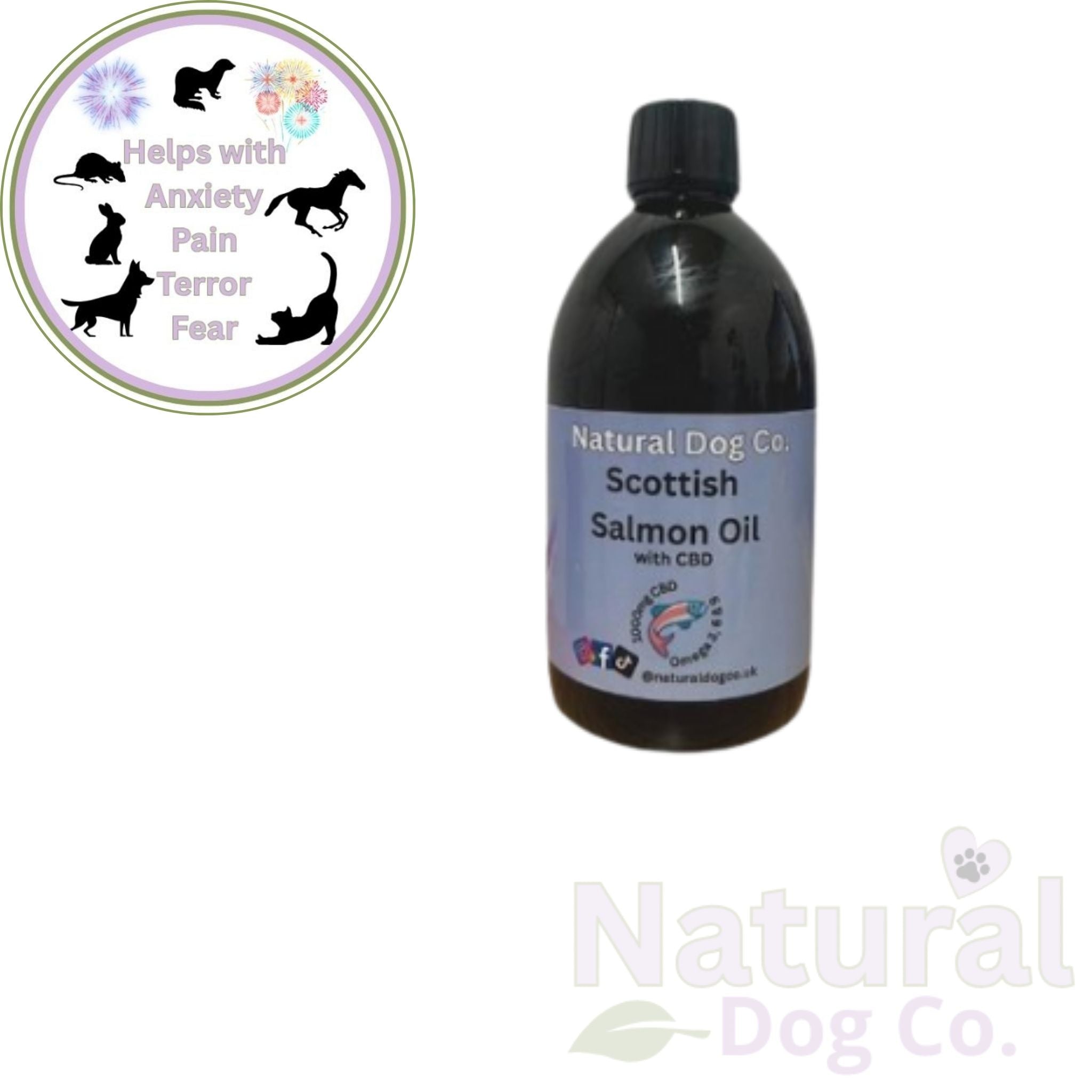 CBD Scottish Salmon Oil 500ml