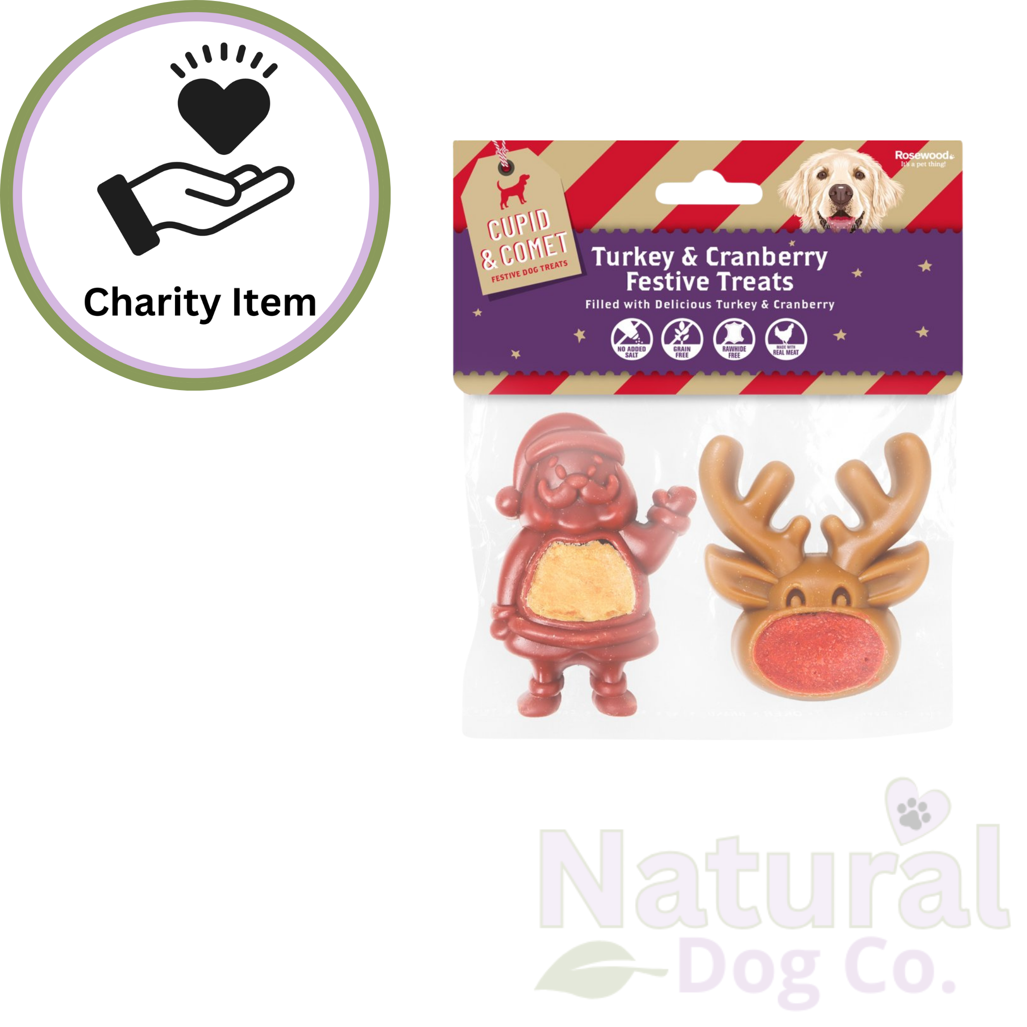 Cupid & Comet Festive Dog Treats