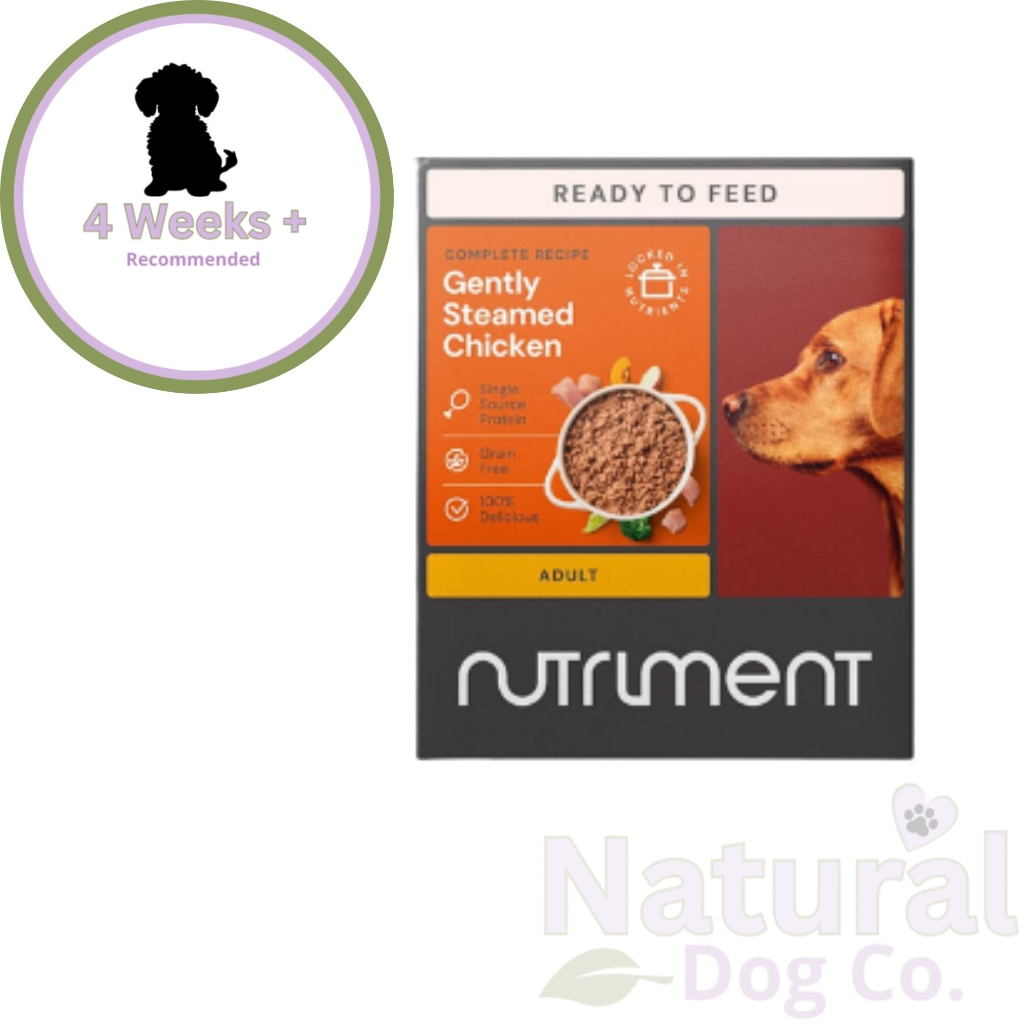 Nutriment Gently Steamed Chicken Ready Meal