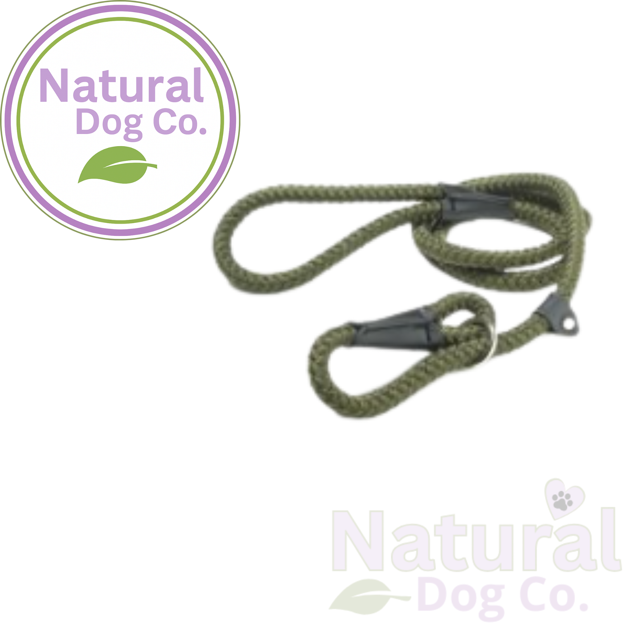 Nylon Rope Slip Lead 122cm - Green