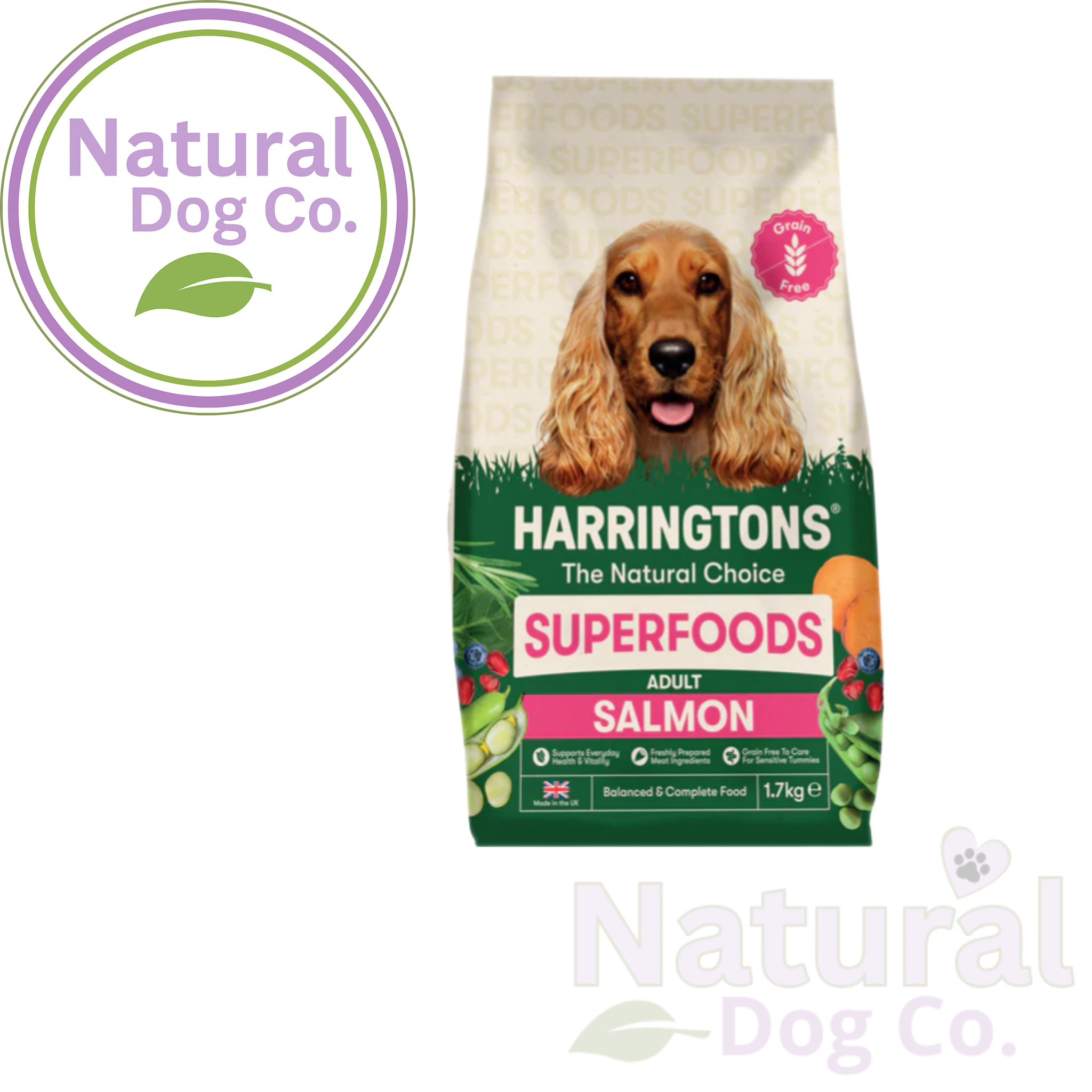 Harringtons Grain Free Superfood 1.7kg - Salmon &