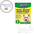 Johnsons One Dose Wormer for Dogs  - Size 1