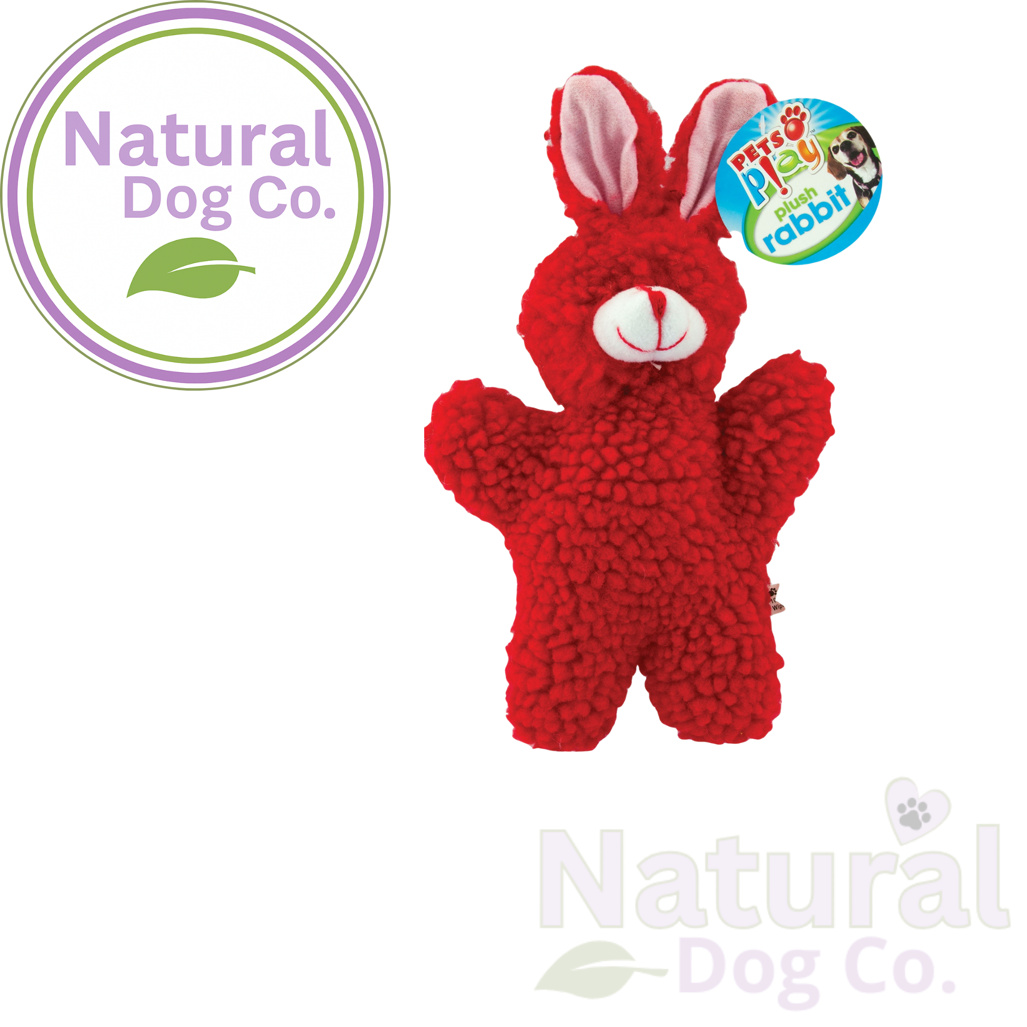 Plush Rabbit Dog Toy