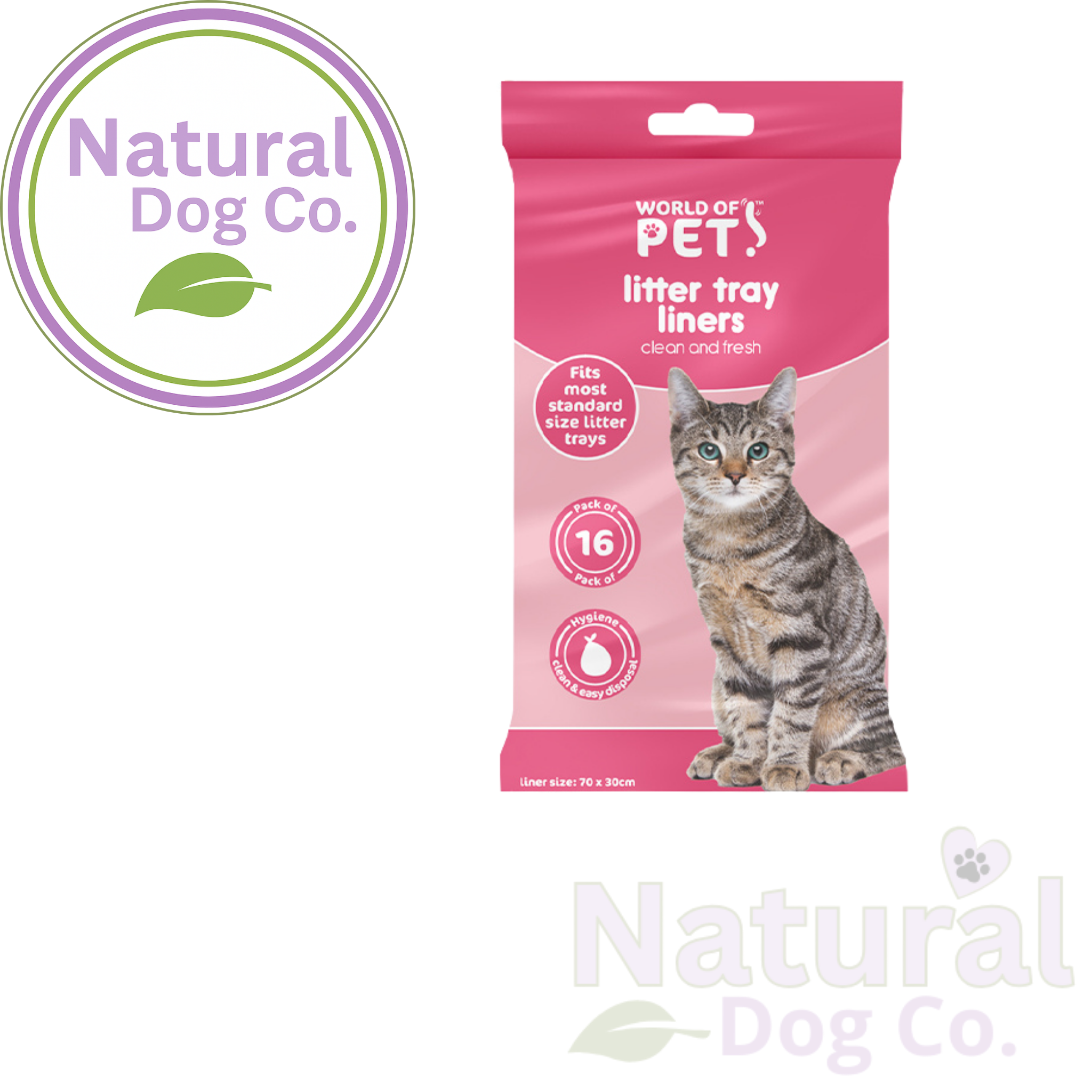 Cat Litter Tray Liners - 16pk
